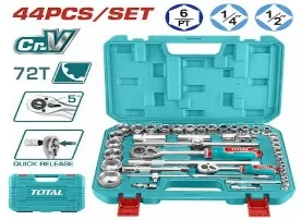44pcs 1/4" &1/2"SOCKET SET 14MM (THT421441)