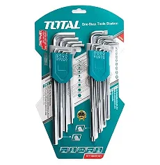 TOTAL 18PCS HEX&TORX KEY SET (THT106KT0181)