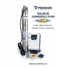 PREMIER DC SOLAR PUMP 250W (WITH CONTROLLER)